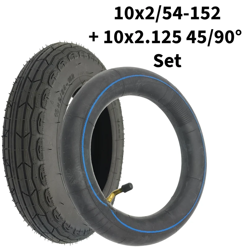Reifen Schlauch Set 10x2/54-152 Chaoyang mit 10x2,125 45/90° Schlauch