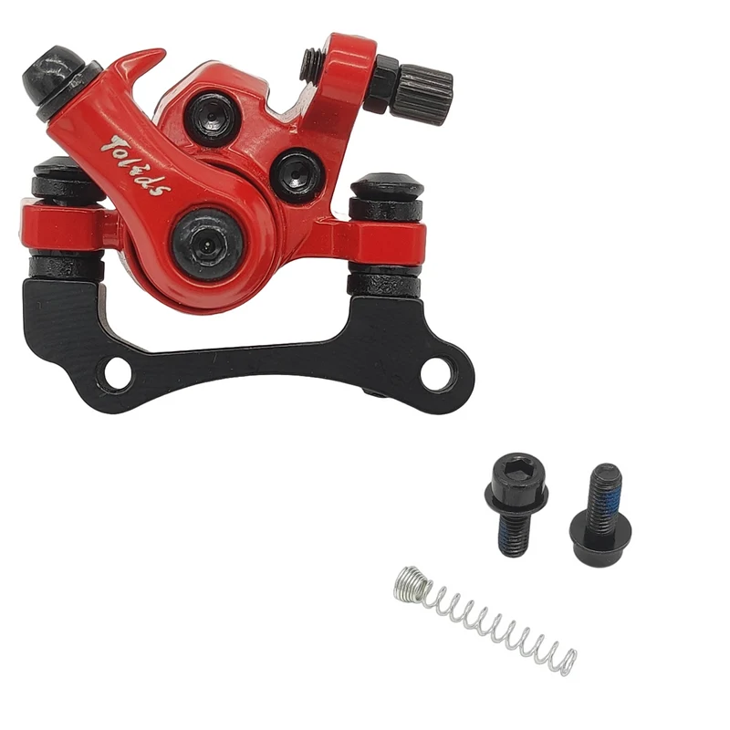 Tolids Bremssattel Schwarz Rot Mechanisch