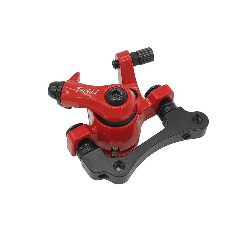 Tolids Bremssattel Schwarz Rot Mechanisch