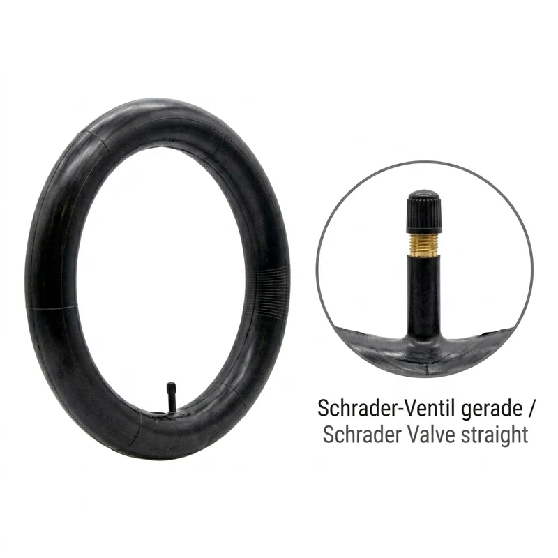 2x Schlauch 26x1.75-2.125 Zoll Schrader-Ventil für E-Bike / Fahrrad
