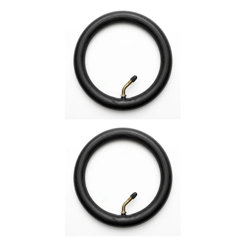 2x Schlauch 12x1.75-2.125 Zoll 65° gewinkelt für E-Bike / Fahrrad