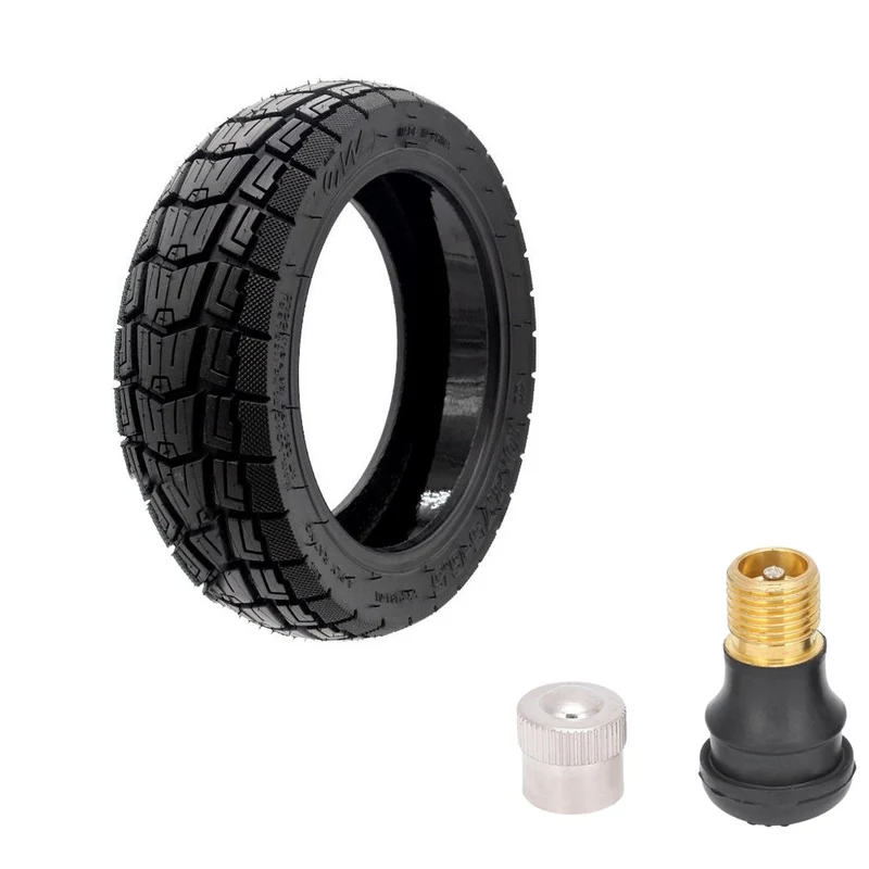 Off-Road Reifen 10x2.75-6.5 Tubeless mit Gel + Ventil für Kukirin G2