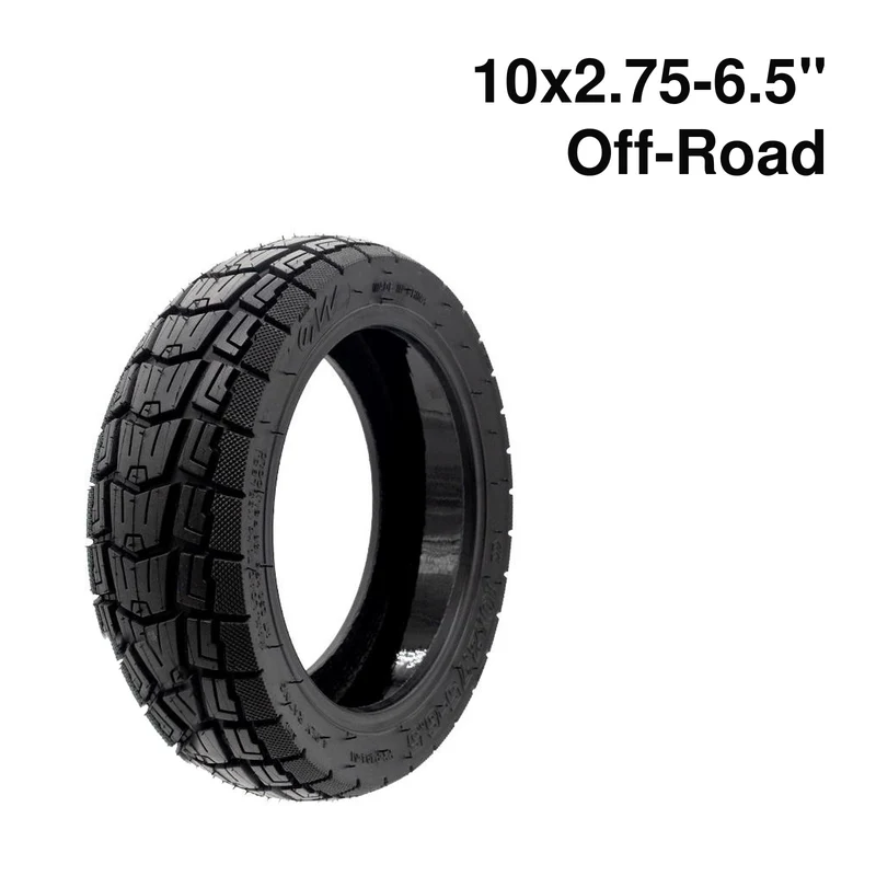 Off-Road Reifen 10x2.75-6.5 Tubeless mit Gel + Ventil für Kukirin G2