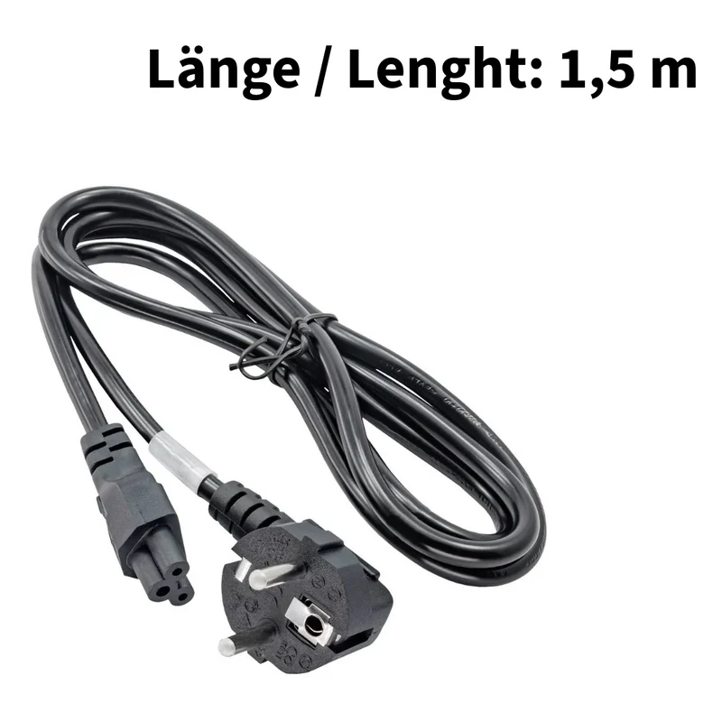 Ladekabel 1,5 m für Ninebot Max G3 G3D G3E – Schuko auf IEC C5