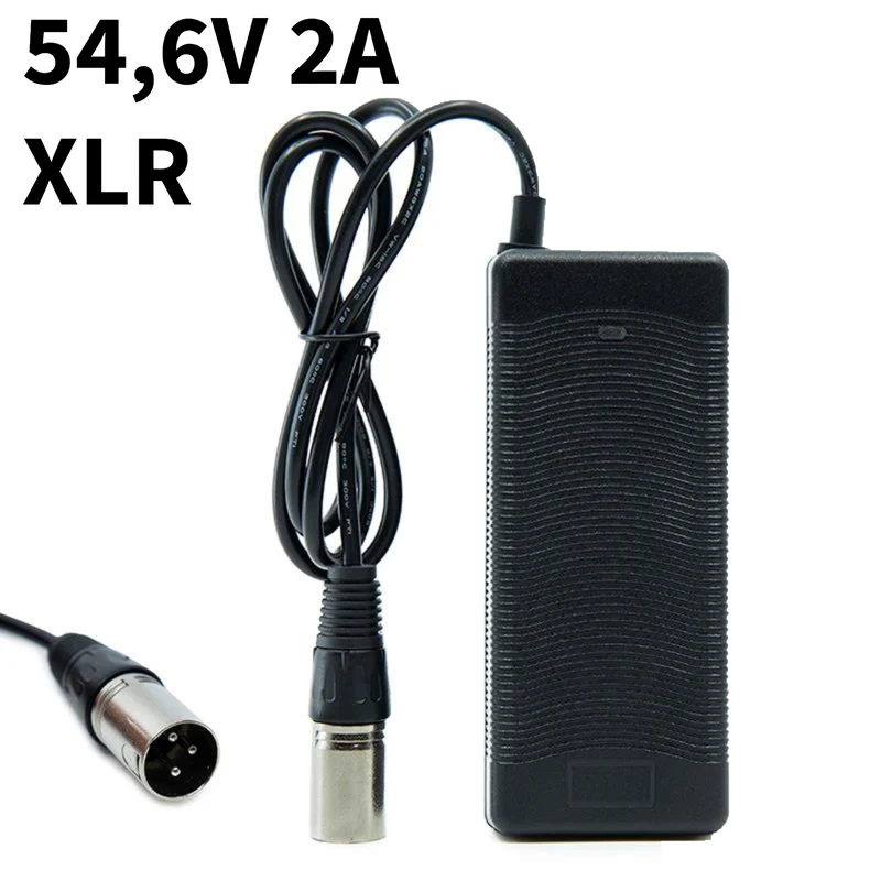 Ladegerät Netzteil 54.6 2A XLR Anschluss mit Netzkabel