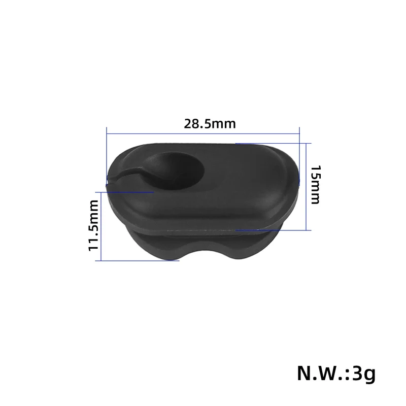 Silikon Abdeckung Faltstange (1 Loch) für Xiaomi Electric Scooter 5 Plus