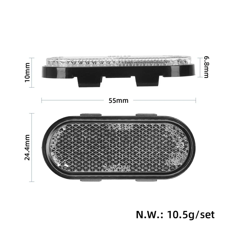 Original Silber Vorderer Reflektor für Xiaomi Elite / 4 Lite Gen2