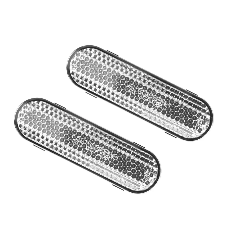 2x Silber Reflektor Vorn für Xiaomi Scooter 5 Plus
