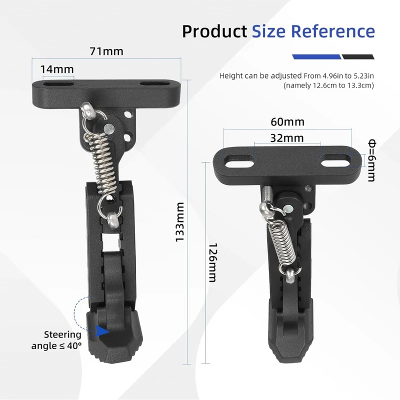 Verstellbarer Seitenständer für Segway Ninebot F20 F30 F40