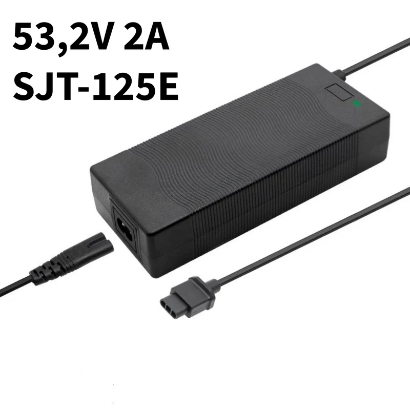 Ladegerät Netzteil 53.2V 2A SJT-125E Anschluss mit Netzkabel für Niu E-Scooter