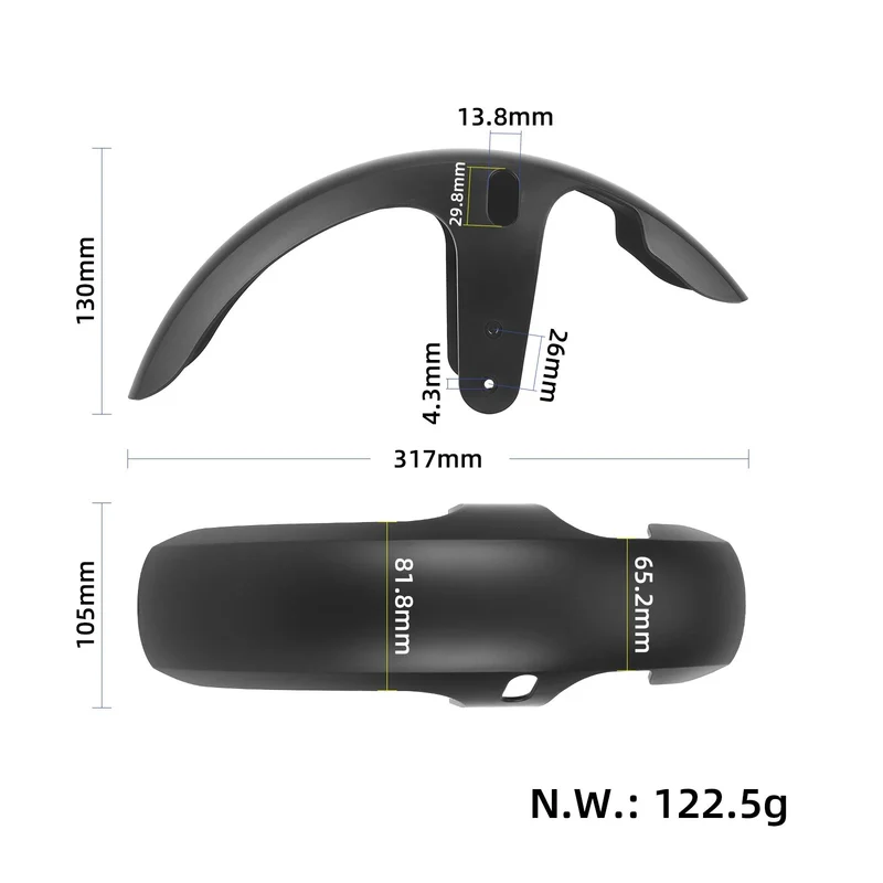 Original Vorderer Kotflügel für Xiaomi Electric Scooter 6