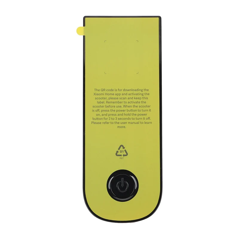 Original Display-Abdeckung oben für Xiaomi Electric Scooter 6 (EU-Version)