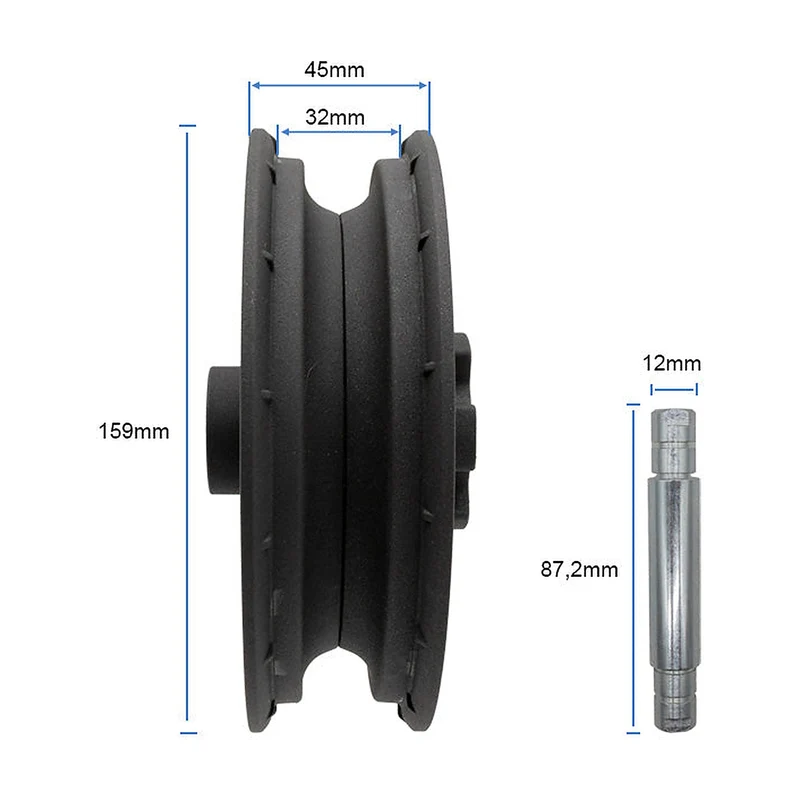 Teilbare Alu Felge Hinterrad für Xiaomi M365 1S Pro 2 Mi 3 E-Scooter 8.5 10 Zoll