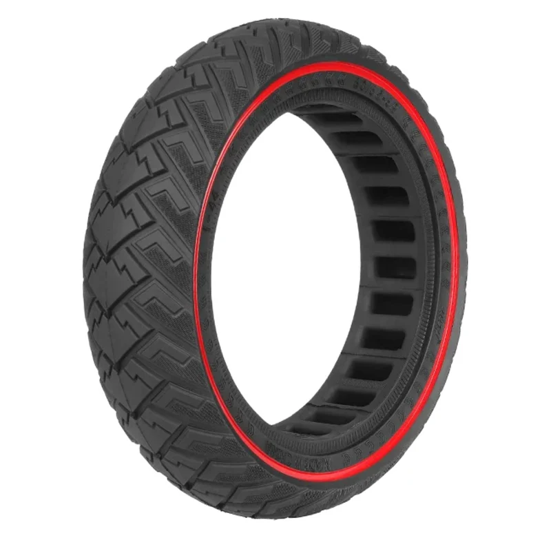 Ninebot E3 Pro Vollgummireifen Hinterrad 60/65-6.9 Schwarz Rot ULIP