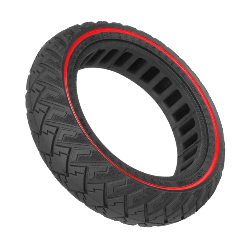 Ninebot E2 Pro Vollgummireifen Hinterrad 60/65-6.9 Schwarz Rot ULIP