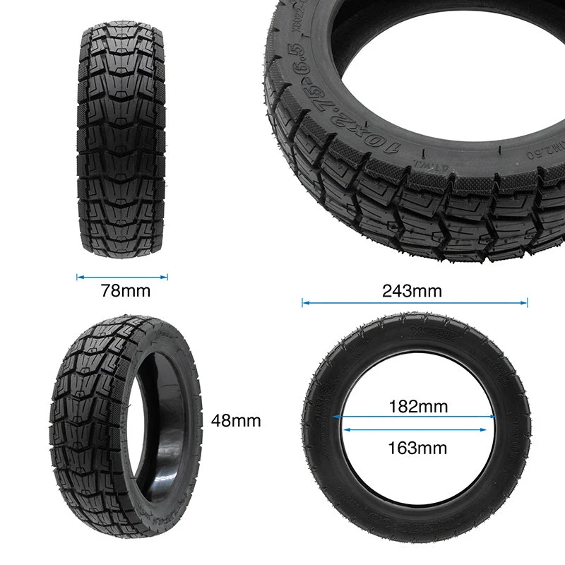 Tubeless Reifen 10x2.75-6.5 mit Gelschicht für Kukirin G2 Master 2025