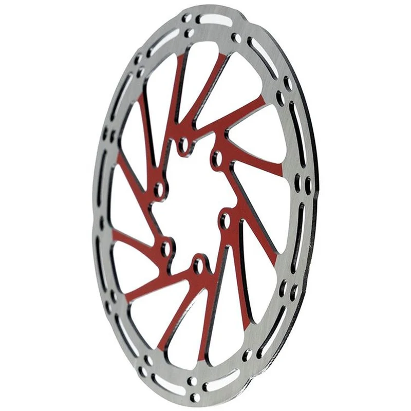 Bremsscheibe EWD002 140mm 6-Loch Rot mit Schrauben für Kukirin G4
