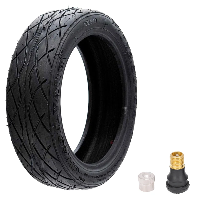 Tubeless Reifen Set (10x2.5-6.5) mit Ventil für Ausom K20 Pro