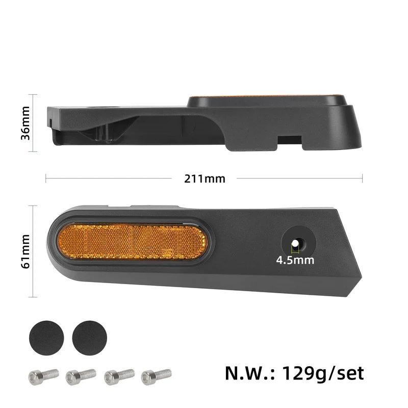 Original Hinterrad Abdeckung Set mit Reflektor Schrauben für Xiaomi 5 Max