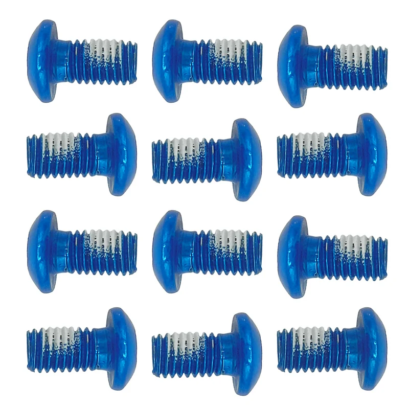 Schrauben blau eloxiert für Bremsscheibe 12 Stück Aftermarket