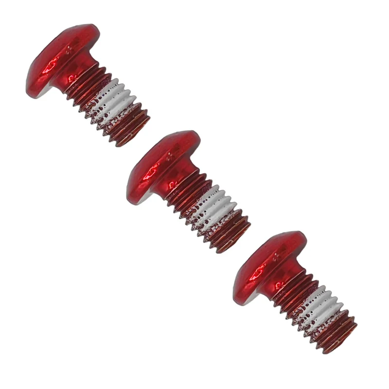 Torx Schrauben rot eloxiert mit Schraubensicherung für Bremsscheibe 12 Stück Aftermarket
