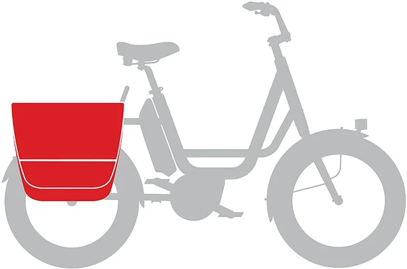 10-15cm x 46 x 42cm City Pannier Bag