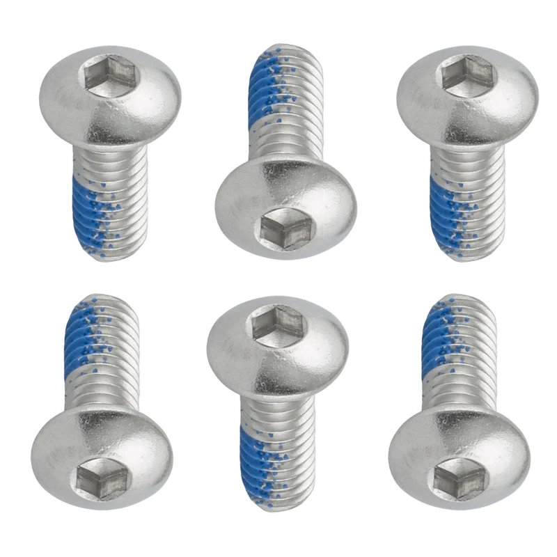Schrauben Edelstahl für Bremsscheibe 6 Stück mit Schraubensicherungslack M5x10