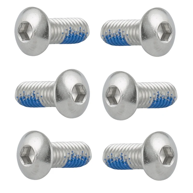 Schrauben Edelstahl für Bremsscheibe 6 Stück mit Schraubensicherungslack M5x10
