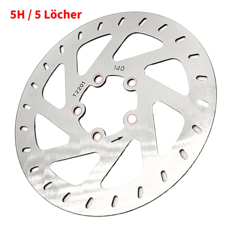 Navee N65i Bremsscheibe 140mm 5 Loch mit Schrauben