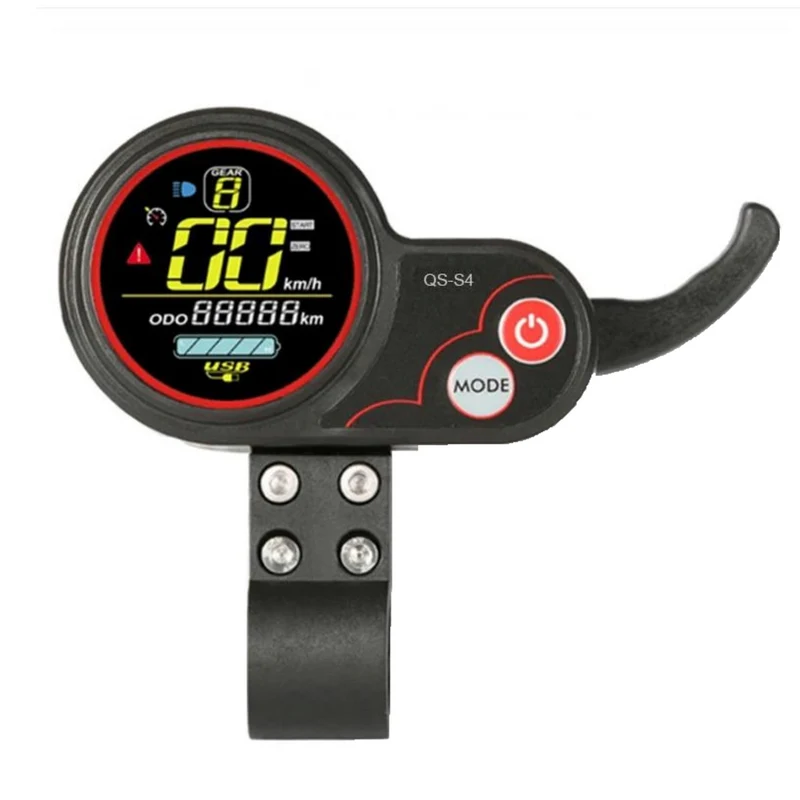 QS-S4 Display 36/48V 6-polig mit Dauemngashebel neue Versoin