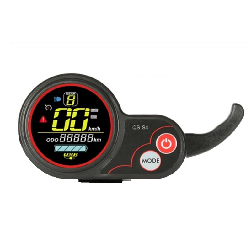 QS-S4 Display 36/48V 6-polig mit Dauemngashebel neue Versoin