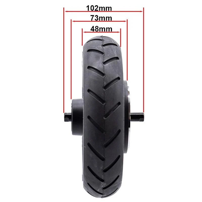 Originales Hinterrad mit Vollgummireifen Segway Ninebot E2/ E2 Plus