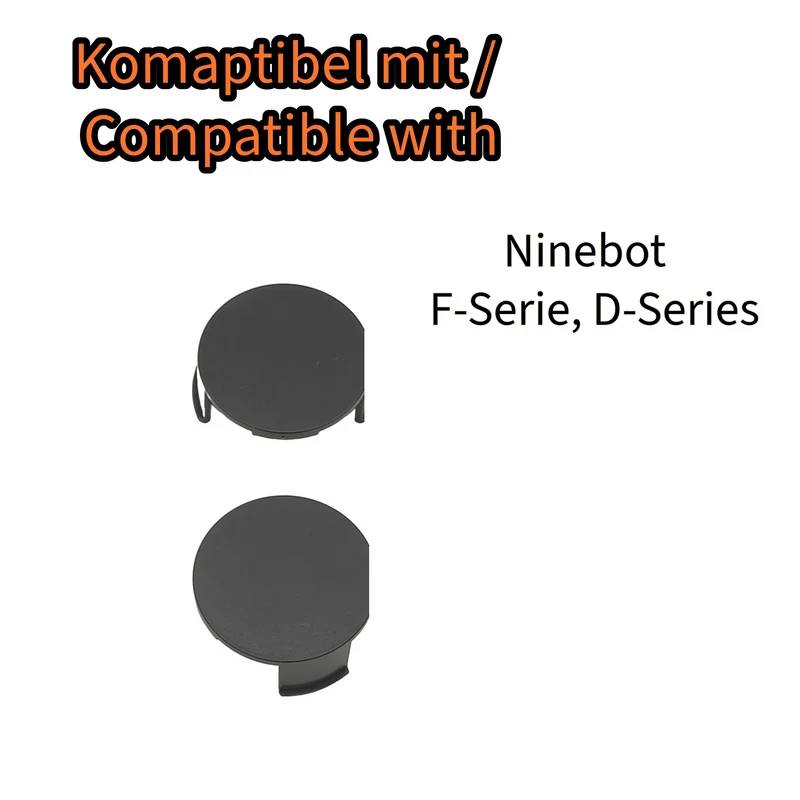Segway Ninebot D18 D28 D38 Vorderrad Gabel Abdeckung Logos Rund Plastik