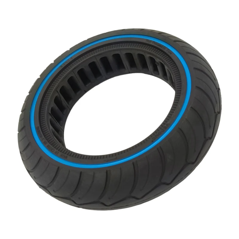 Vollgummi Reifen 9.5x2.5-6.1 Schwarz / Blau