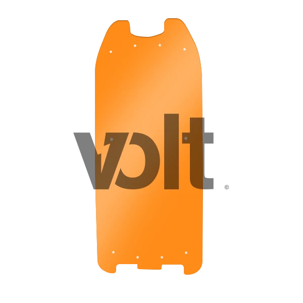 CARBON REVO DOUBLURE DE DECK 3MM ORANGE TRANSLUCIDE - DUALTRON 2