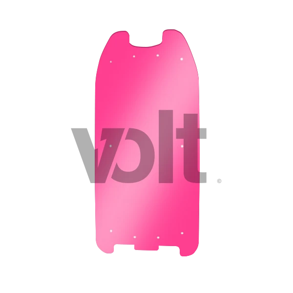 CARBON REVO DOUBLURE DE DECK 3MM ROSE TRANSLUCIDE - DUALTRON 1/RAPTOR