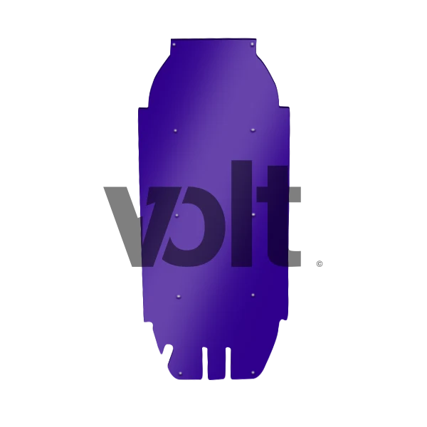 CARBONREVO PLAQUE PROTECTION V2 VIOLET(RONDELLE ET VIS)-SPW4 18-26Ah