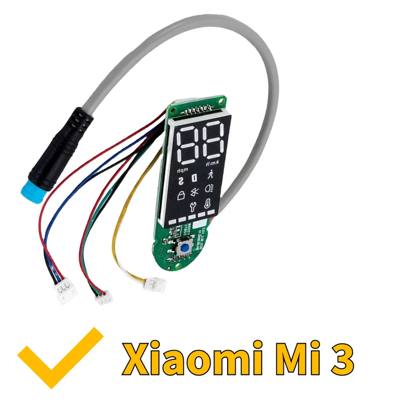 Aftermarket Dashboard Display mit Abdeckung Set für Xiaomi Mi 3 E-Scooter