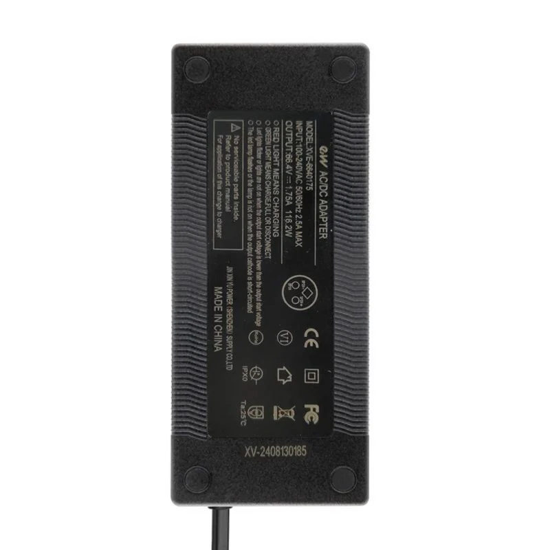 Ladegerät Netzteil Premium 66.4V 1.75A LP16 Anschluss mit Netzkabel für Dualtron