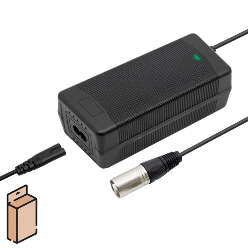 Ladegerät Netzteil 42V 2A XLR Anschluss mit Netzkabel Aktive Kühlung
