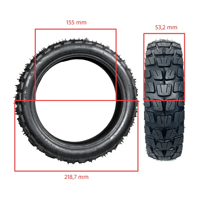 9x2-6.1 Zoll Off Road Reifen für E-Scooter