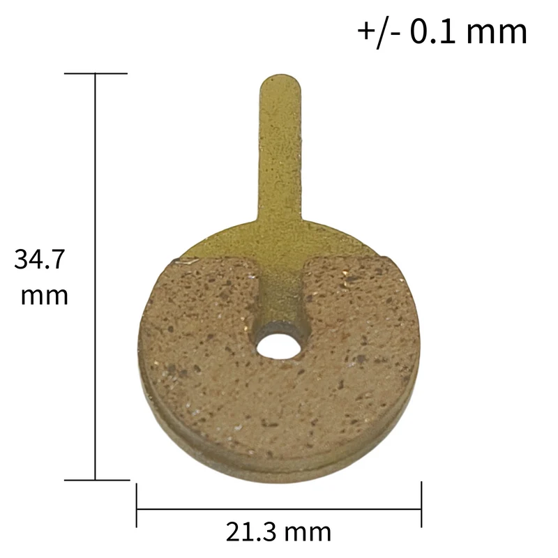 Bremsbelag Vollmetall 21 3x34 7 für Generic Aftermarket