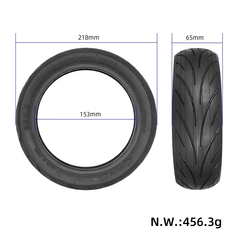 Reifen 9x2.3-6.1 Zoll für Niu KQi1 Pro OEM