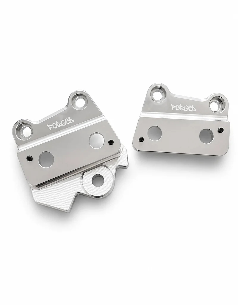 Talaria XXX Metal Foot Peg Brackets | CNC Upgrade Mounts (Black & Chrome)