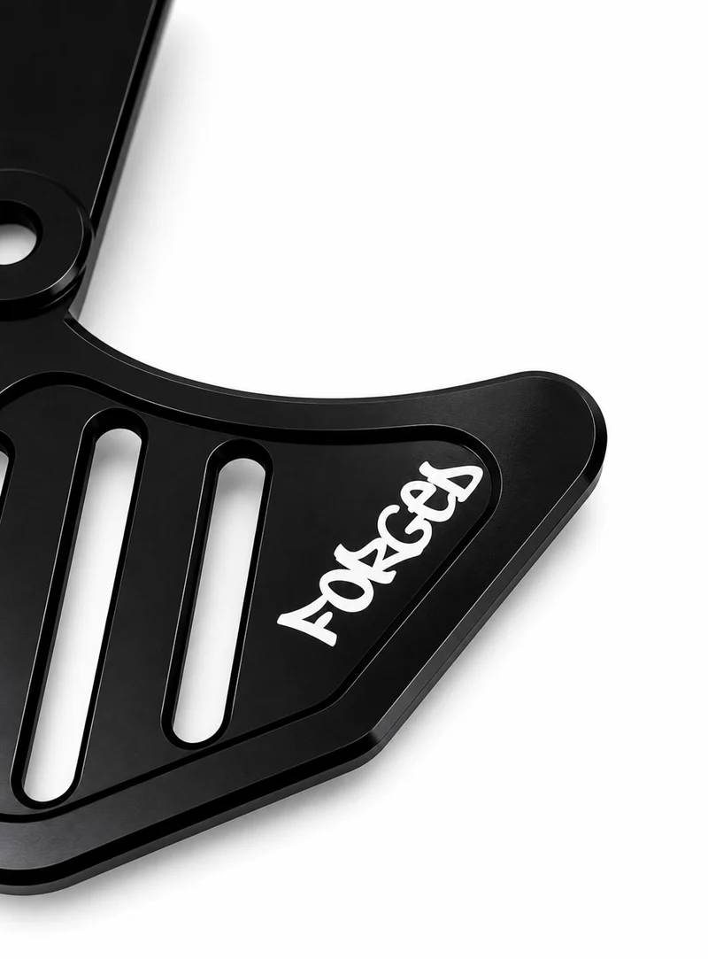 Upgraded Dual Caliper Mount + Rotor Guard for Sur Ron, Talaria & Segway | Heavy Duty Metal