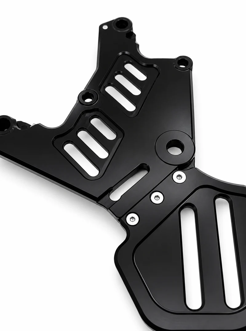 Upgraded Dual Caliper Mount + Rotor Guard for Sur Ron, Talaria & Segway | Heavy Duty Metal