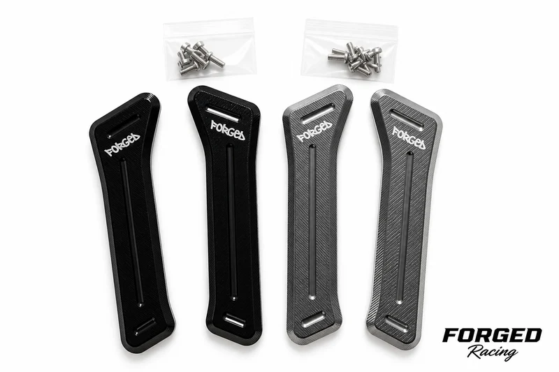 Surron Ultra Bee Metal Battery Guards | CNC Replacement (Black & Chrome)