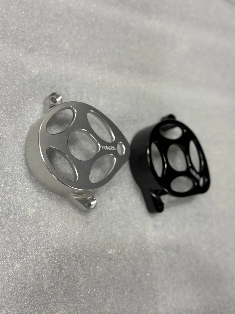 Surron Ultra Bee Metal Motor Cover | CNC Upgrade Replacement (Black & Chrome)