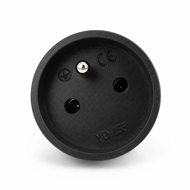 Star-Biker® Steckdosen-Adapter EU auf Schweiz (T12) – für E-Chopper Ladegeräte