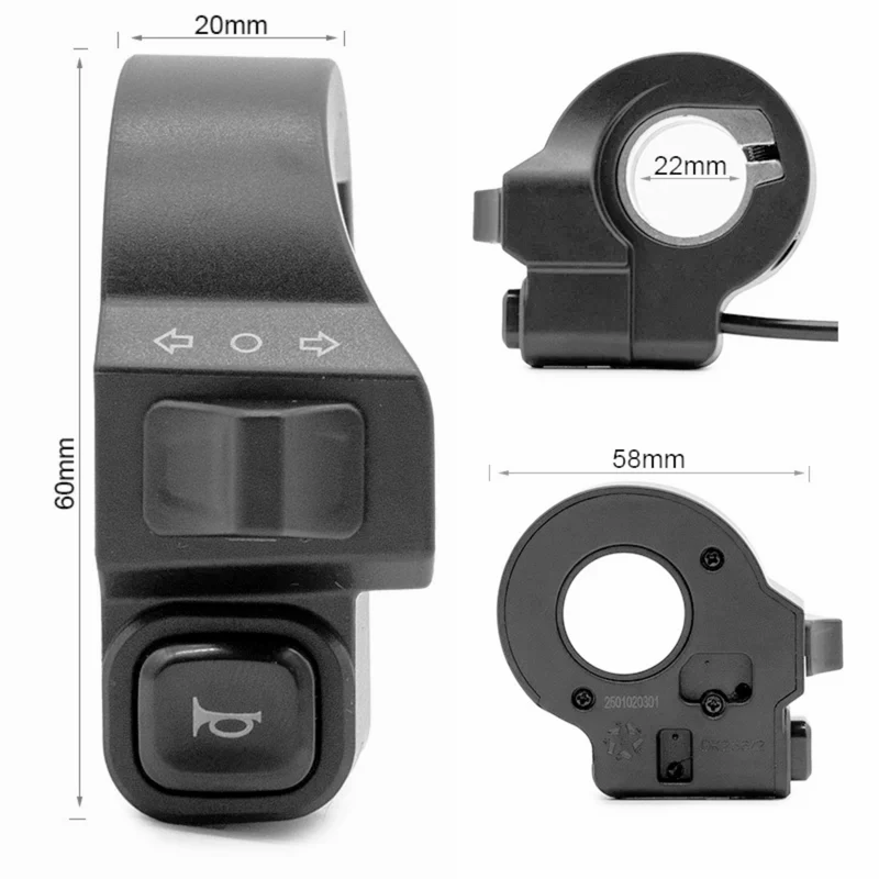 Bedienelement für Blinker und Hupe für Kukirin G2 Originalteil